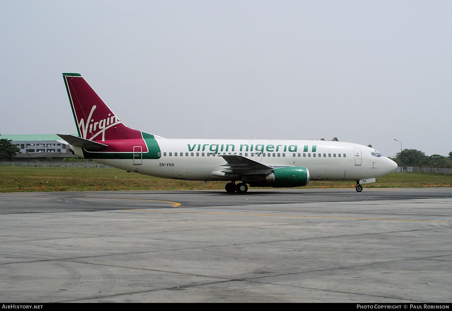 Aircraft Photo of 5N-VNA | Boeing 737-36N | Virgin Nigeria Airways | AirHistory.net #550175
