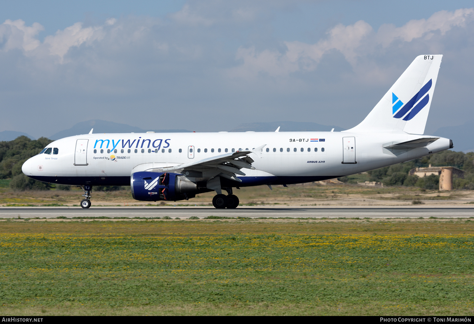 Aircraft Photo of 9A-BTJ | Airbus A319-112 | MyWings | AirHistory.net #550180