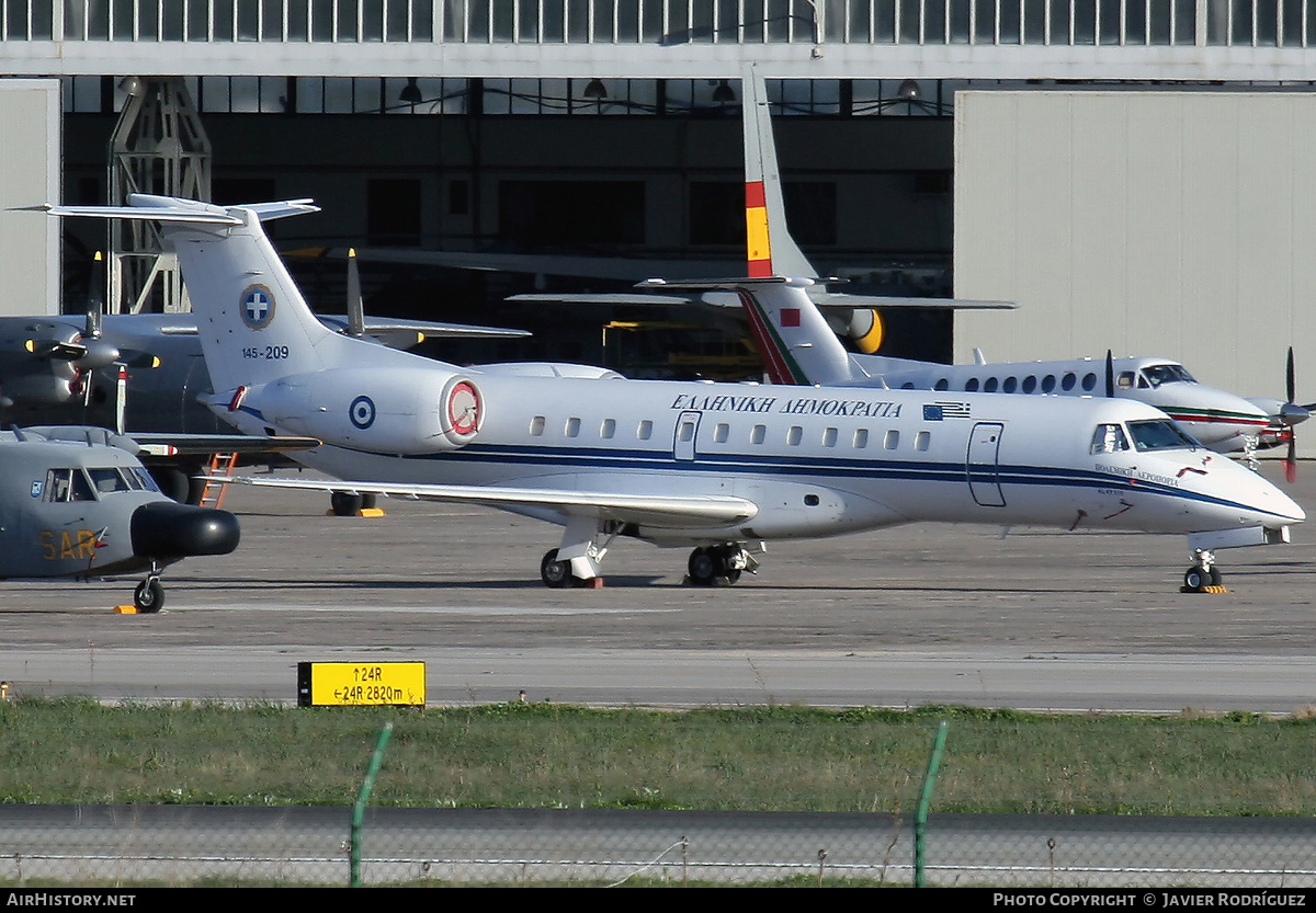 Aircraft Photo of 145-209 | Embraer ERJ-135LR (EMB-135LR) | Greece - Air Force | AirHistory.net #550181