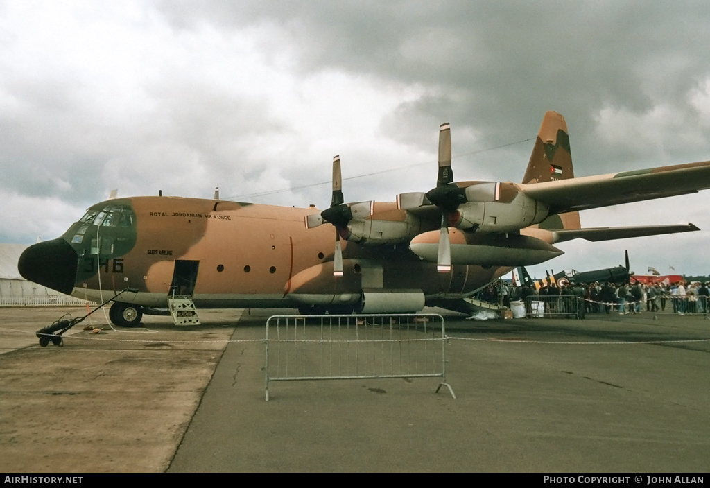 Aircraft Photo of 346 | Lockheed C-130H Hercules | Jordan - Air Force | AirHistory.net #550188
