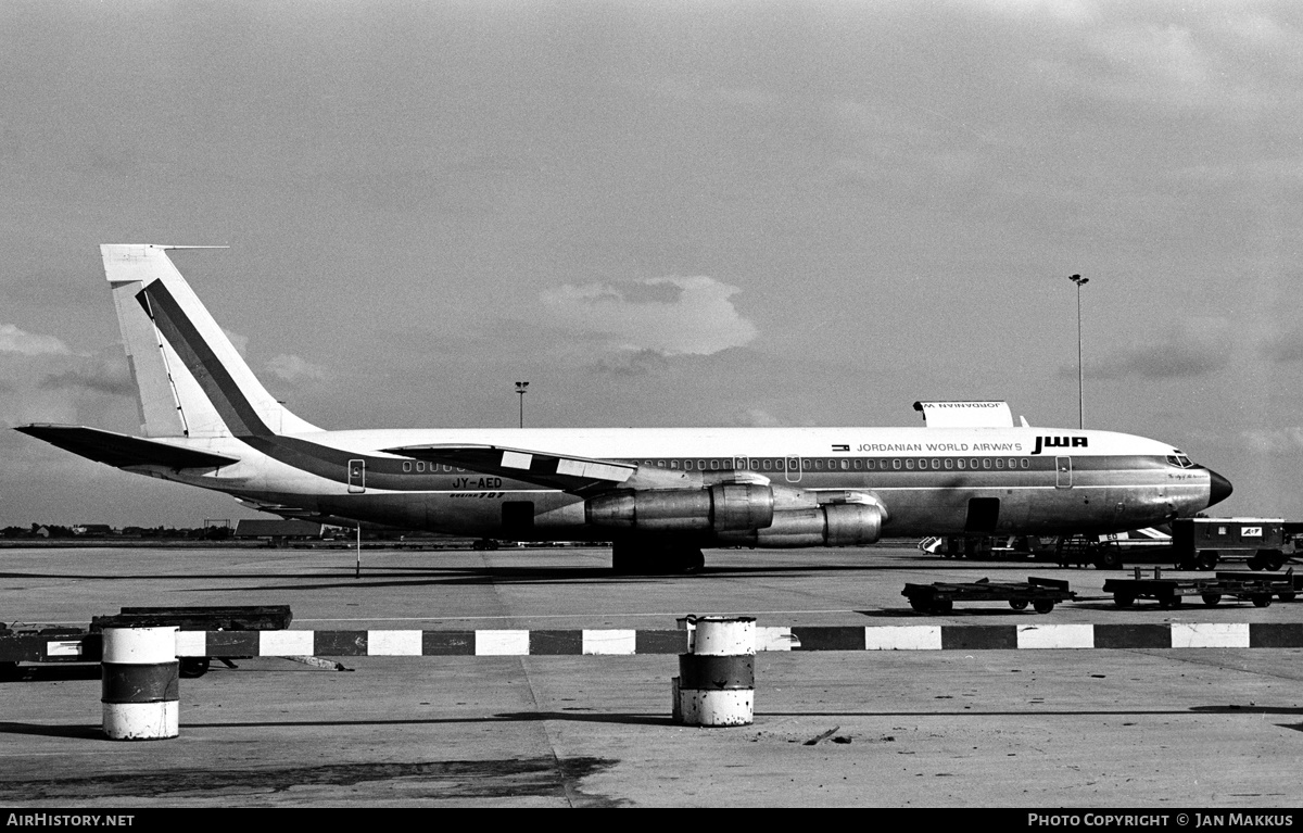 Aircraft Photo of JY-AED | Boeing 707-321C | Jordanian World Airways - JWA | AirHistory.net #550199