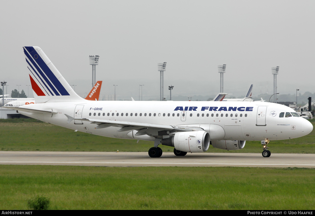 Aircraft Photo of F-GRHE | Airbus A319-111 | Air France | AirHistory.net #550220