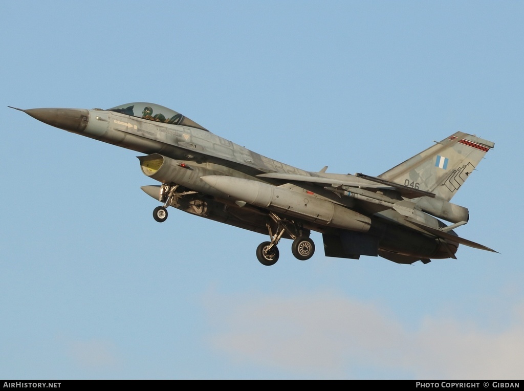 Aircraft Photo of 046 | Lockheed Martin F-16CJ Fighting Falcon | Greece - Air Force | AirHistory.net #550231