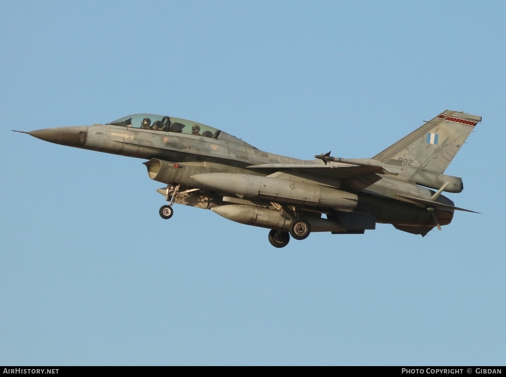 Aircraft Photo of 082 | Lockheed Martin F-16DJ Fighting Falcon | Greece - Air Force | AirHistory.net #550234