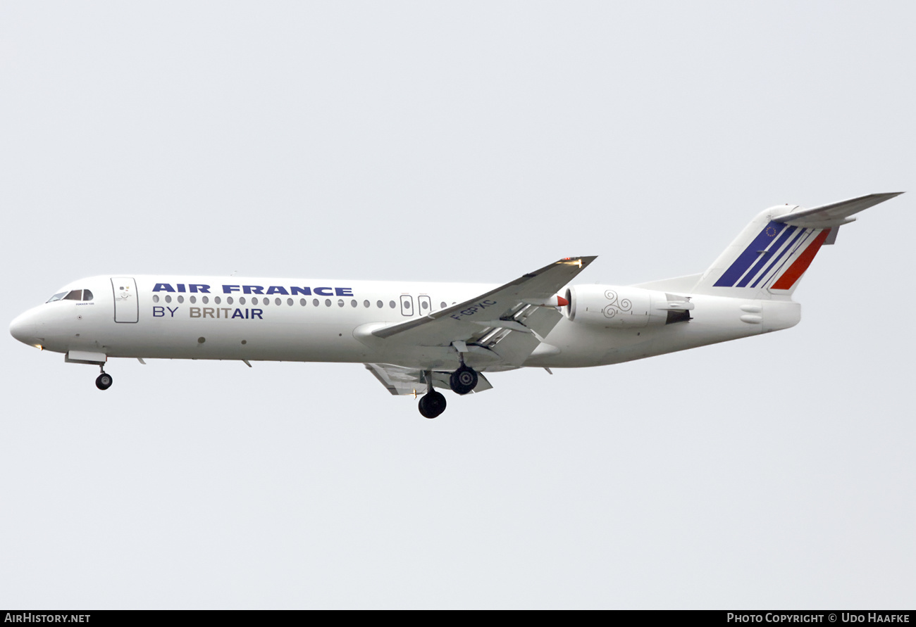 Aircraft Photo of F-GPXC | Fokker 100 (F28-0100) | Air France | AirHistory.net #550237
