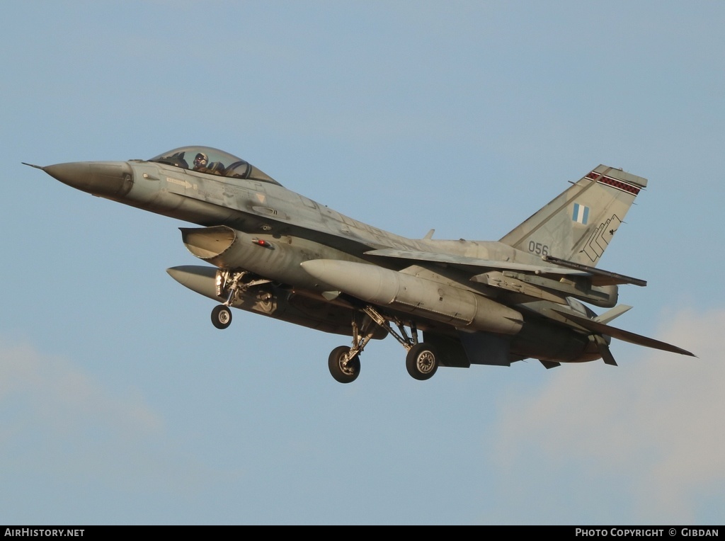 Aircraft Photo of 056 | Lockheed Martin F-16CJ Fighting Falcon | Greece - Air Force | AirHistory.net #550248