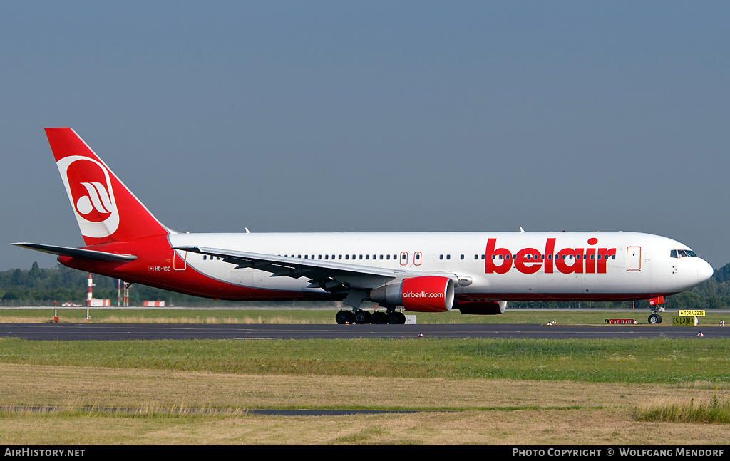 Aircraft Photo of HB-ISE | Boeing 767-3Q8/ER | Belair | AirHistory.net #550329