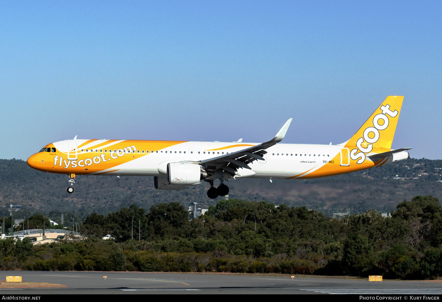 Aircraft Photo of 9V-NCI | Airbus A321-271NX | Scoot | AirHistory.net #550342