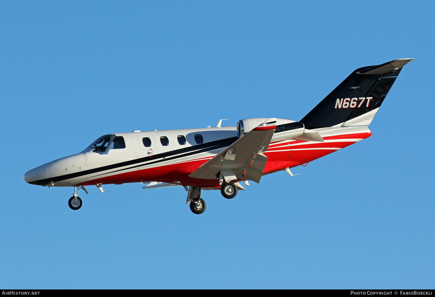 Aircraft Photo of N667T | Cessna 525 CitationJet M2 | AirHistory.net #550358