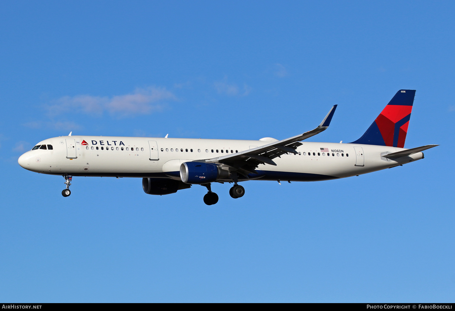 Aircraft Photo of N106DN | Airbus A321-211 | Delta Air Lines | AirHistory.net #550402