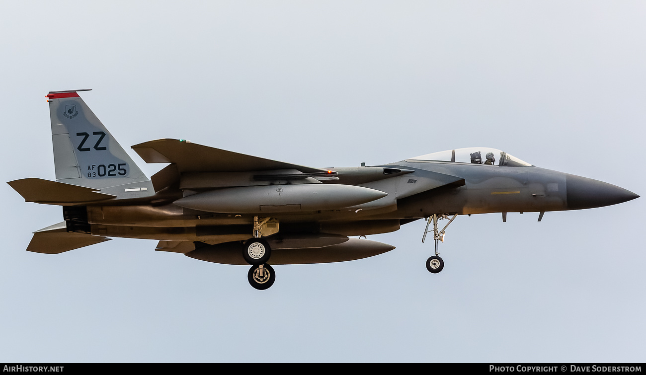 Aircraft Photo of 83-0025 | McDonnell Douglas F-15C Eagle | USA - Air Force | AirHistory.net #550409