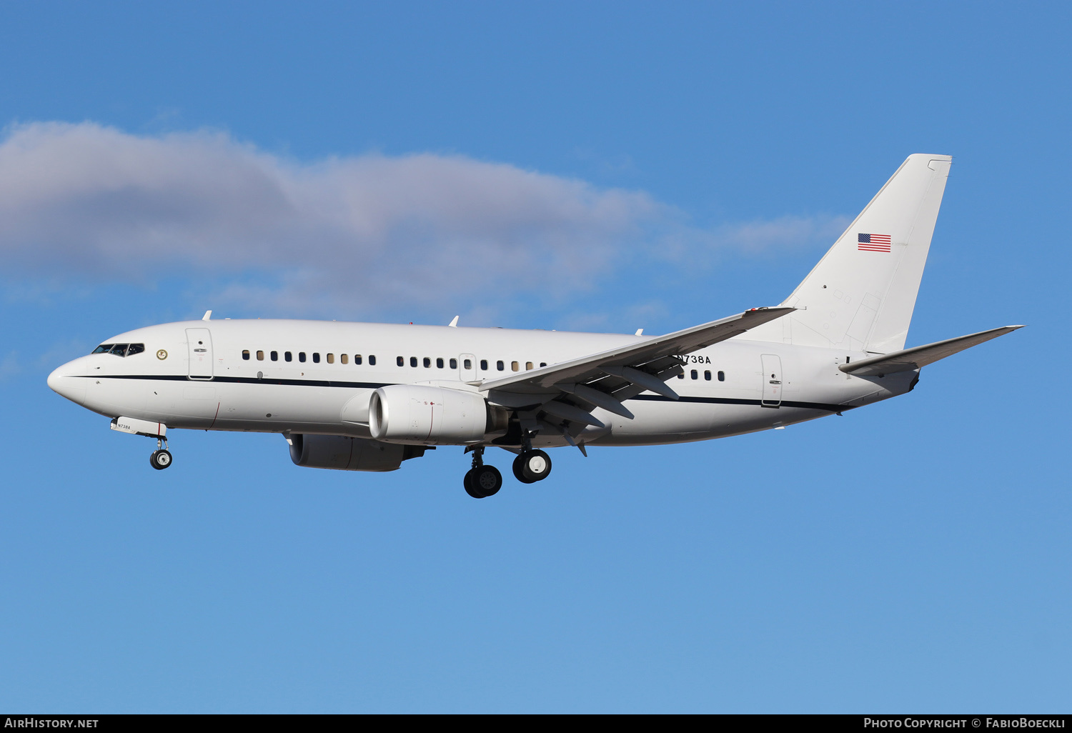 Aircraft Photo of N738A | Boeing 737-7AX | AirHistory.net #550416