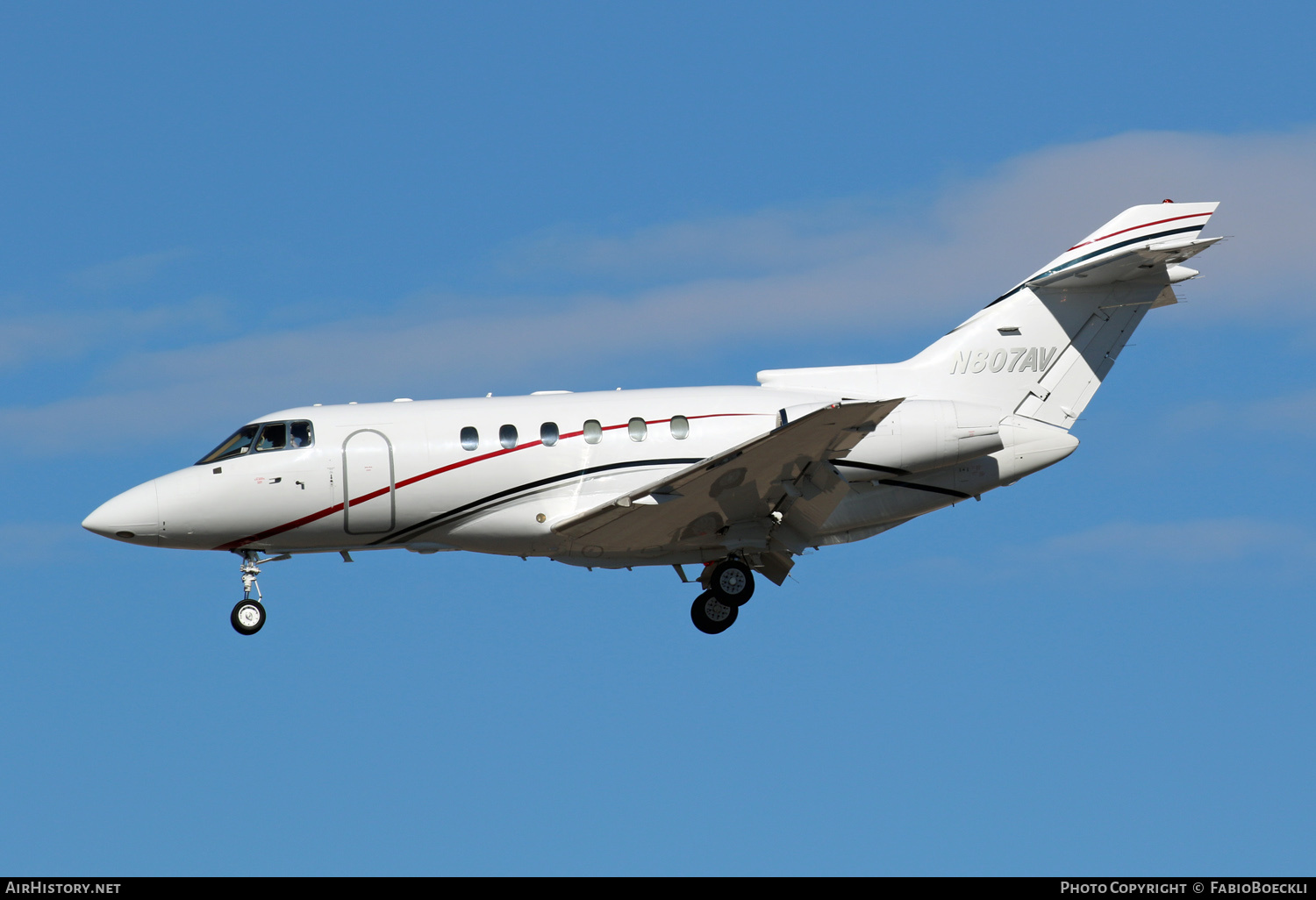 Aircraft Photo of N807AV | Raytheon Hawker 800XP | AirHistory.net #550427