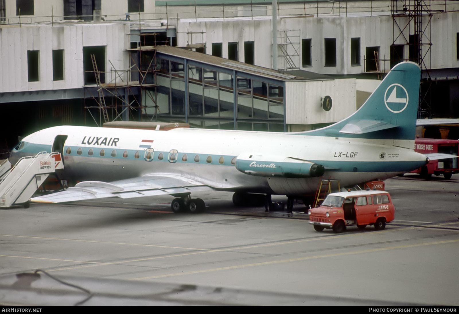 Aircraft Photo of LX-LGF | Sud SE-210 Caravelle VI-R | Luxair | AirHistory.net #550428