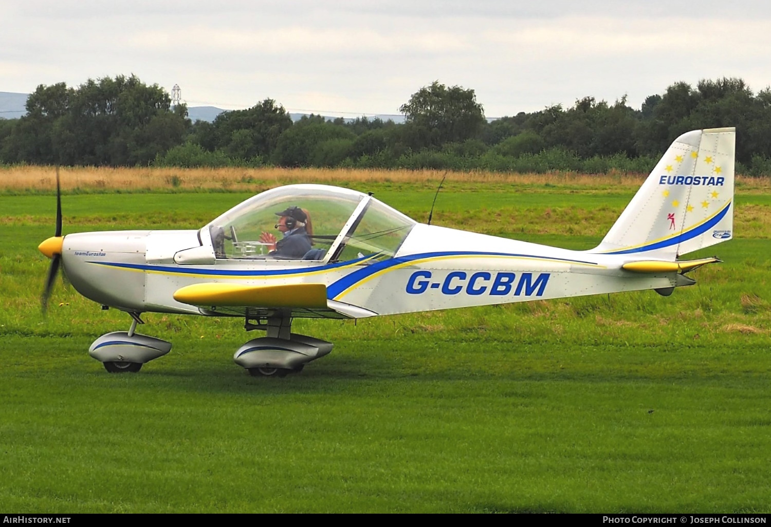 Aircraft Photo of G-CCBM | Evektor-Aerotechnik EV-97 Eurostar | AirHistory.net #550448