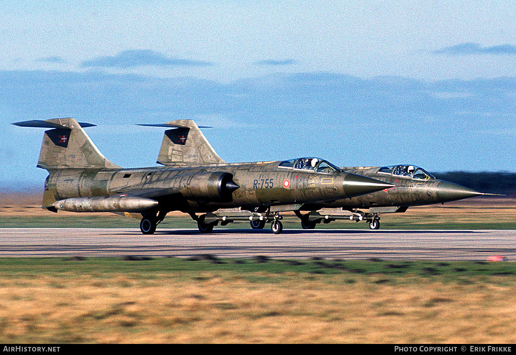 Aircraft Photo of R-755 | Lockheed F-104G Starfighter | Denmark - Air Force | AirHistory.net #550468