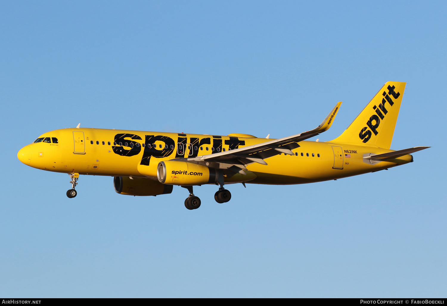 Aircraft Photo of N621NK | Airbus A320-232 | Spirit Airlines | AirHistory.net #550470