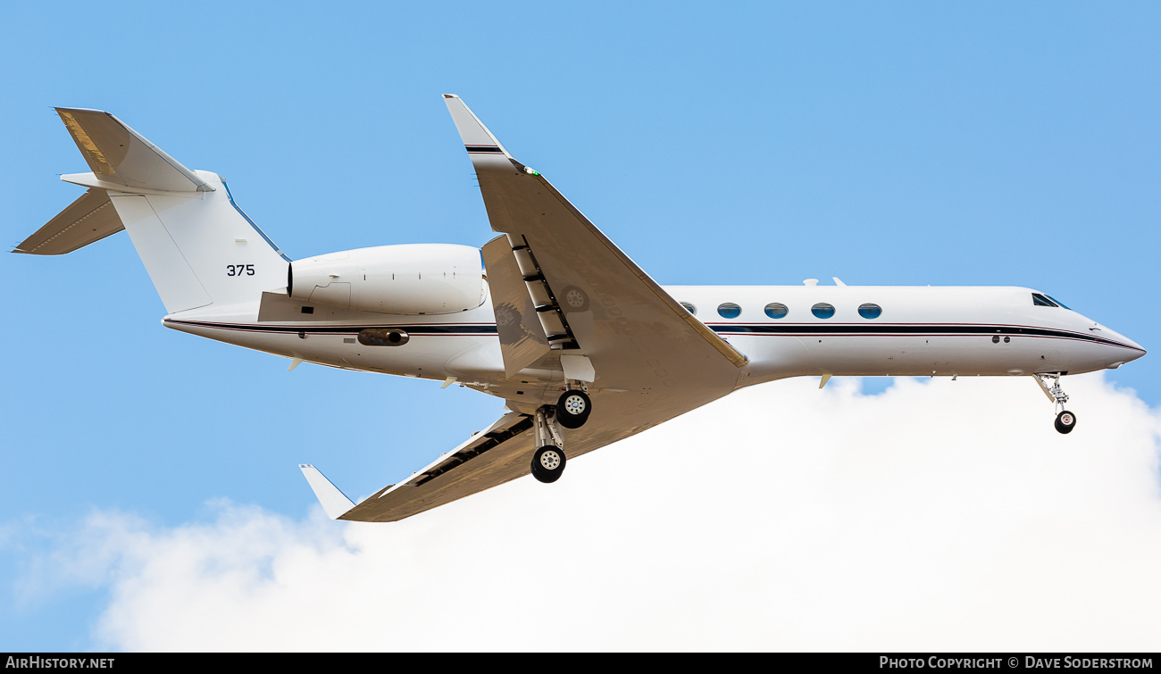 Aircraft Photo of 166375 / 375 | Gulfstream Aerospace C-37A Gulfstream V (G-V) | USA - Navy | AirHistory.net #550471