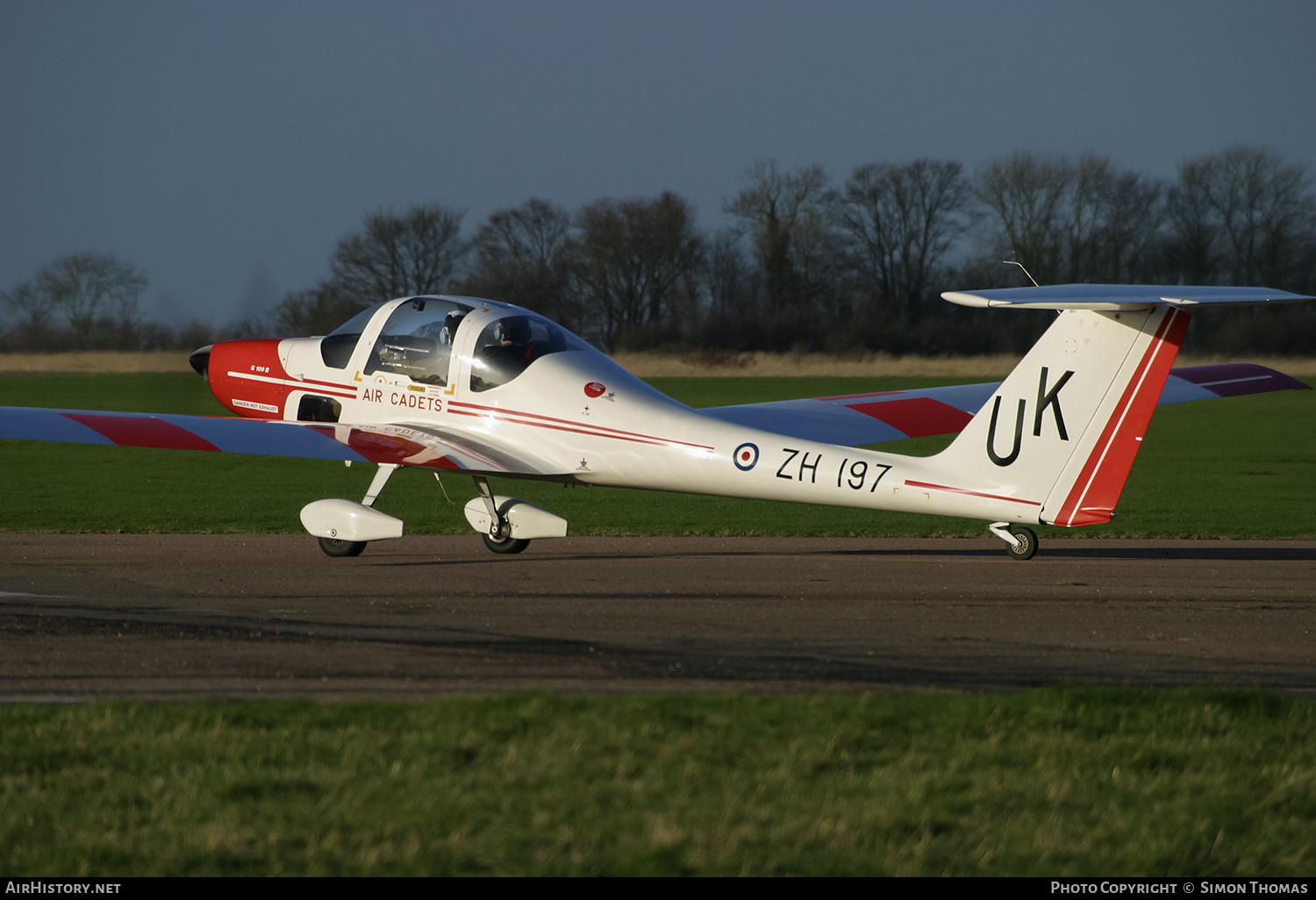 Aircraft Photo of ZH197 | Grob G-109B Vigilant T1 | UK - Air Force | AirHistory.net #550474