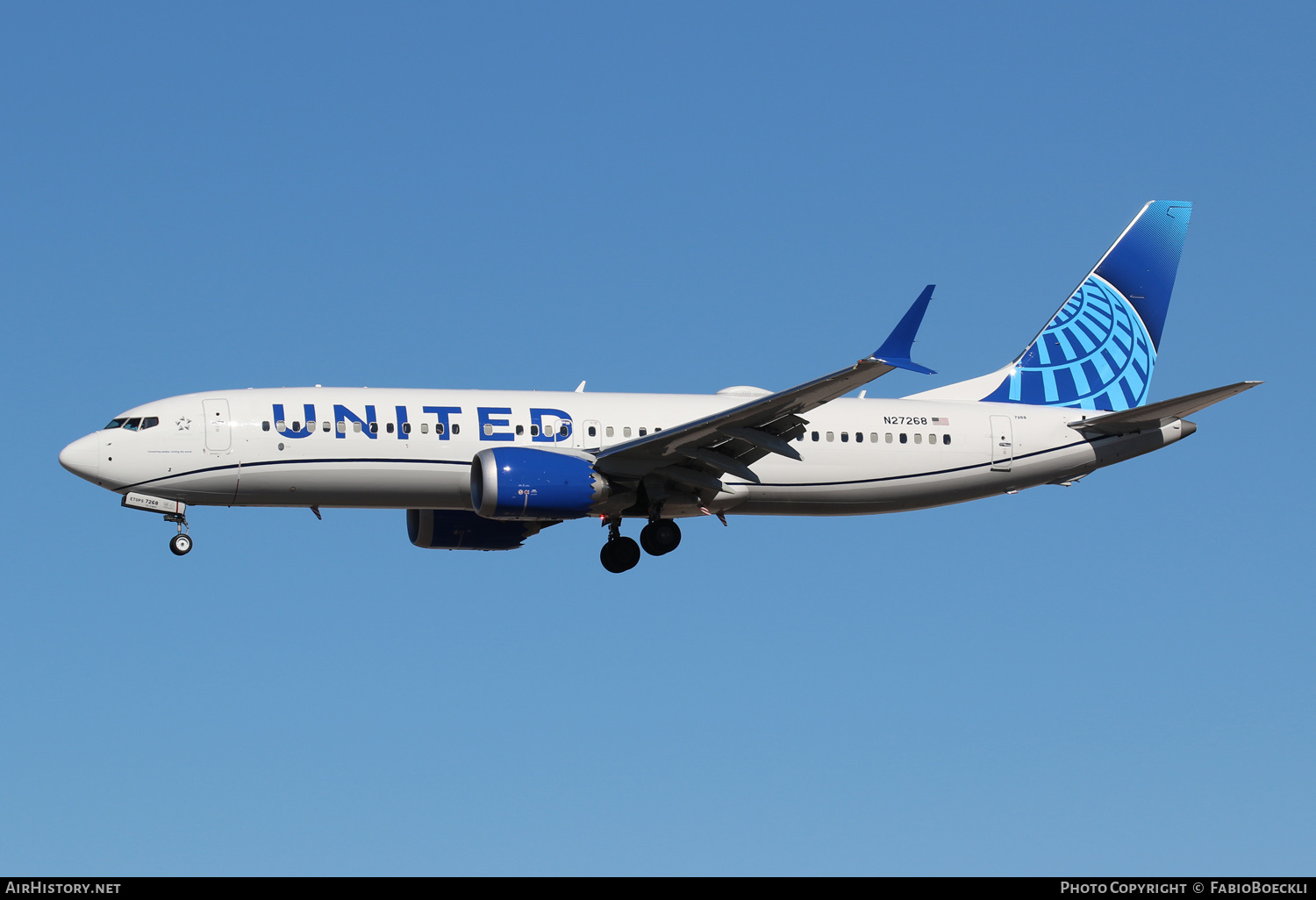 Aircraft Photo of N27268 | Boeing 737-8 Max 8 | United Airlines | AirHistory.net #550477