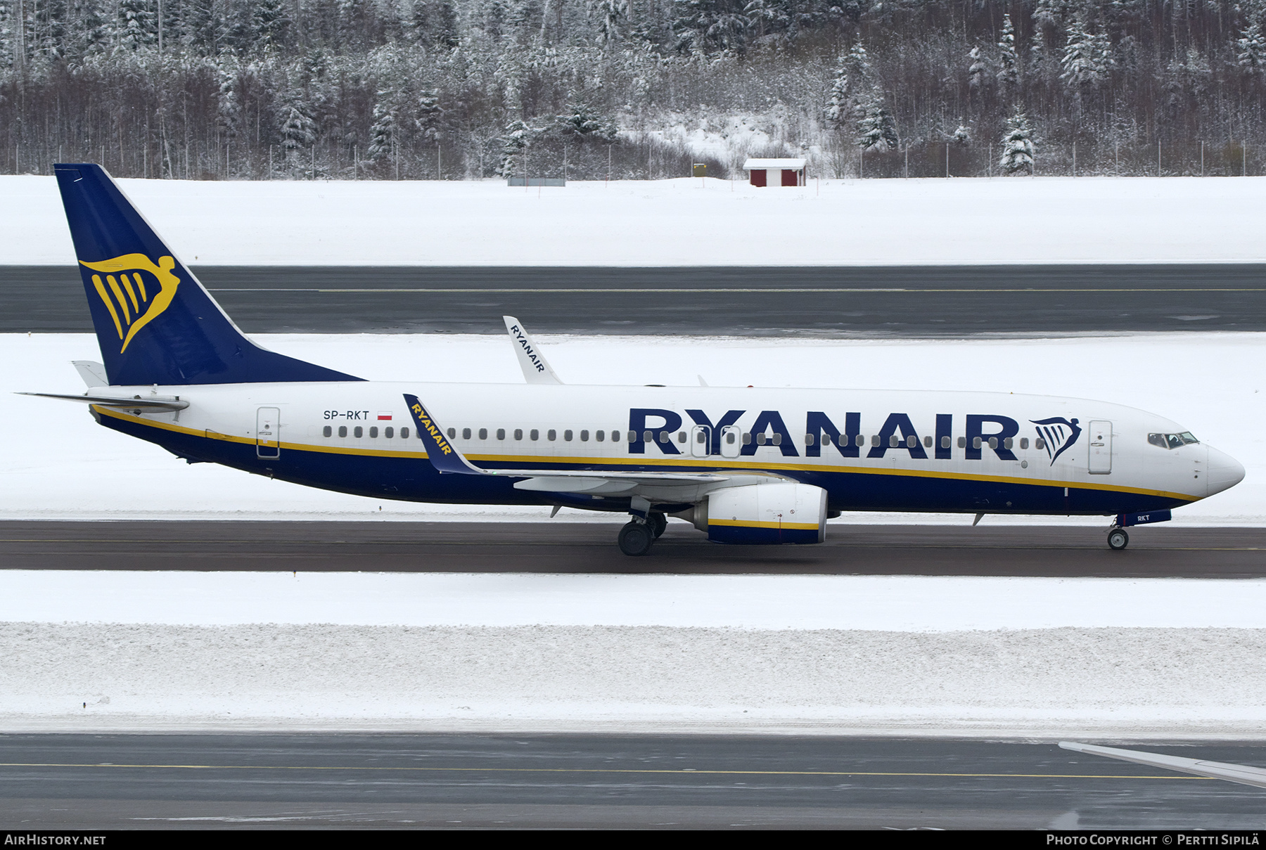 Aircraft Photo of SP-RKT | Boeing 737-8AS | Ryanair | AirHistory.net #550482