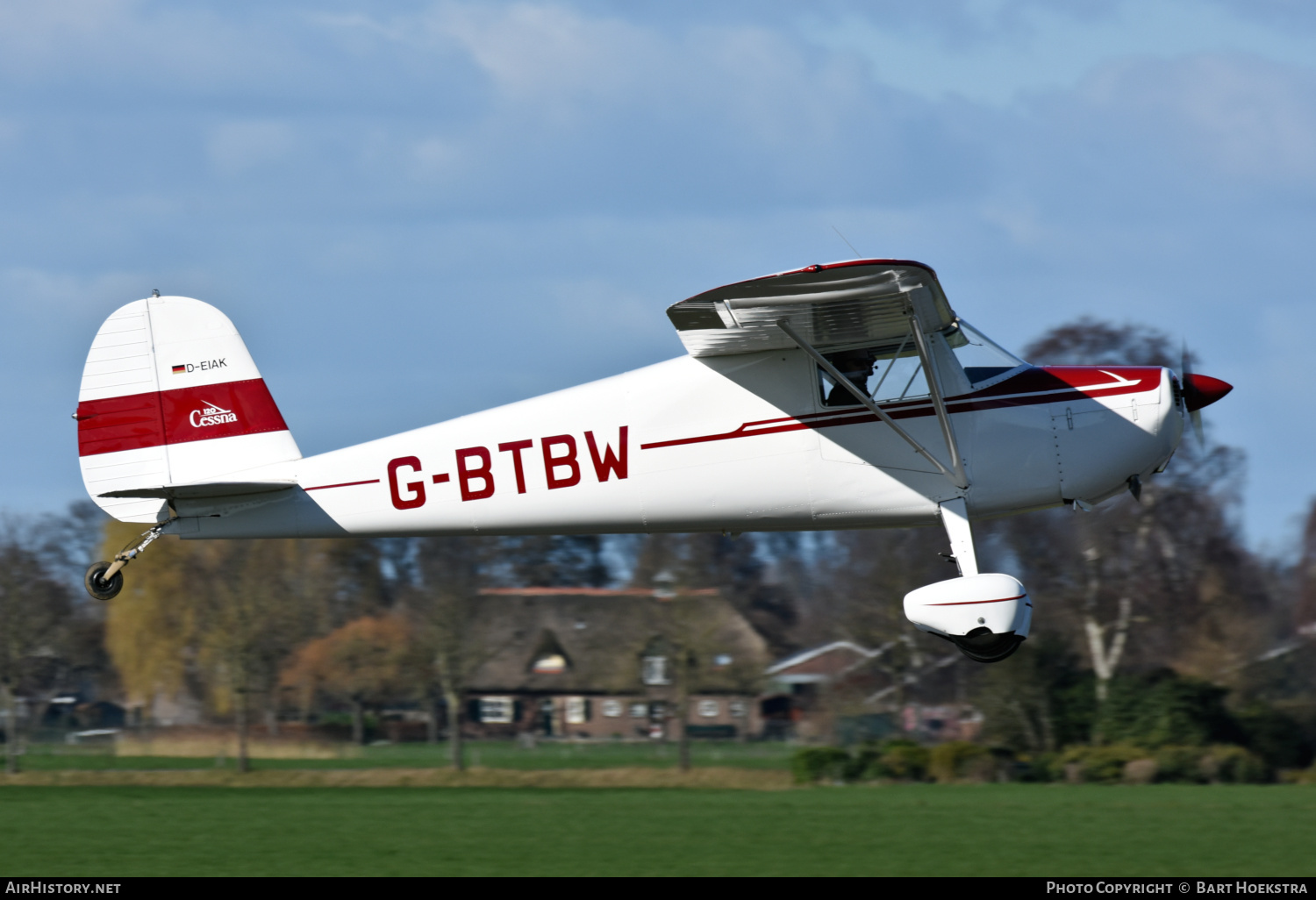 Aircraft Photo of D-EIAK / G-BTBW | Cessna 120 | AirHistory.net #550490