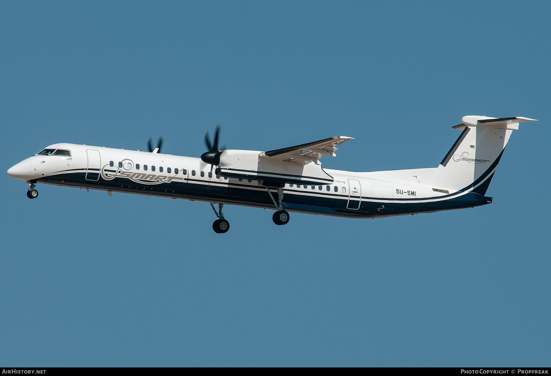 Aircraft Photo of SU-SMI | Bombardier DHC-8-402 Dash 8 | Smart Aviation | AirHistory.net #550510