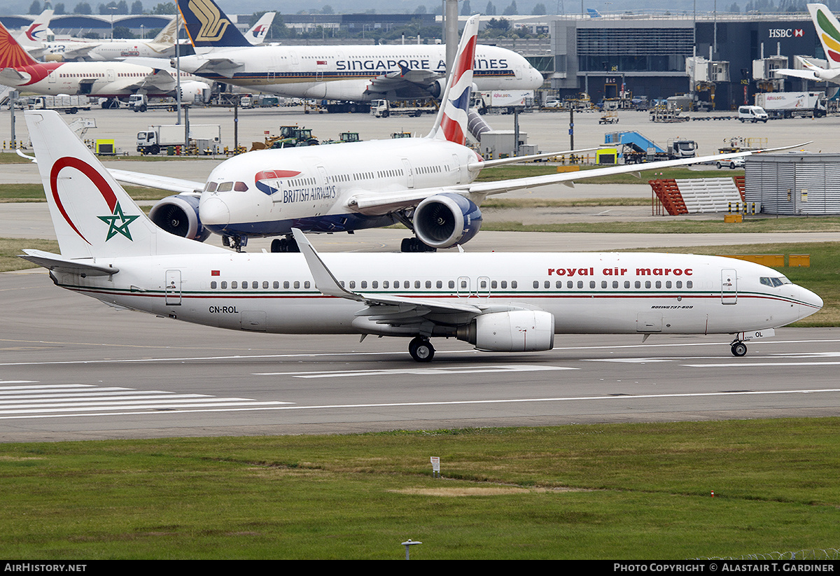 Aircraft Photo of CN-ROL | Boeing 737-8B6 | Royal Air Maroc - RAM | AirHistory.net #550557