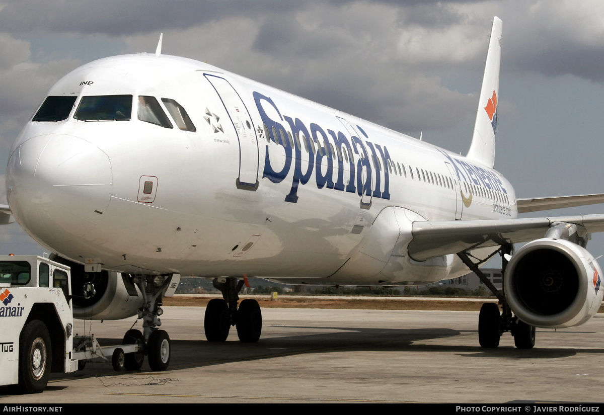 Aircraft Photo of EC-INB | Airbus A321-231 | Spanair | AirHistory.net #550574