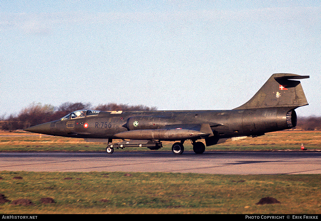 Aircraft Photo of R-756 | Lockheed F-104G Starfighter | Denmark - Air Force | AirHistory.net #550578