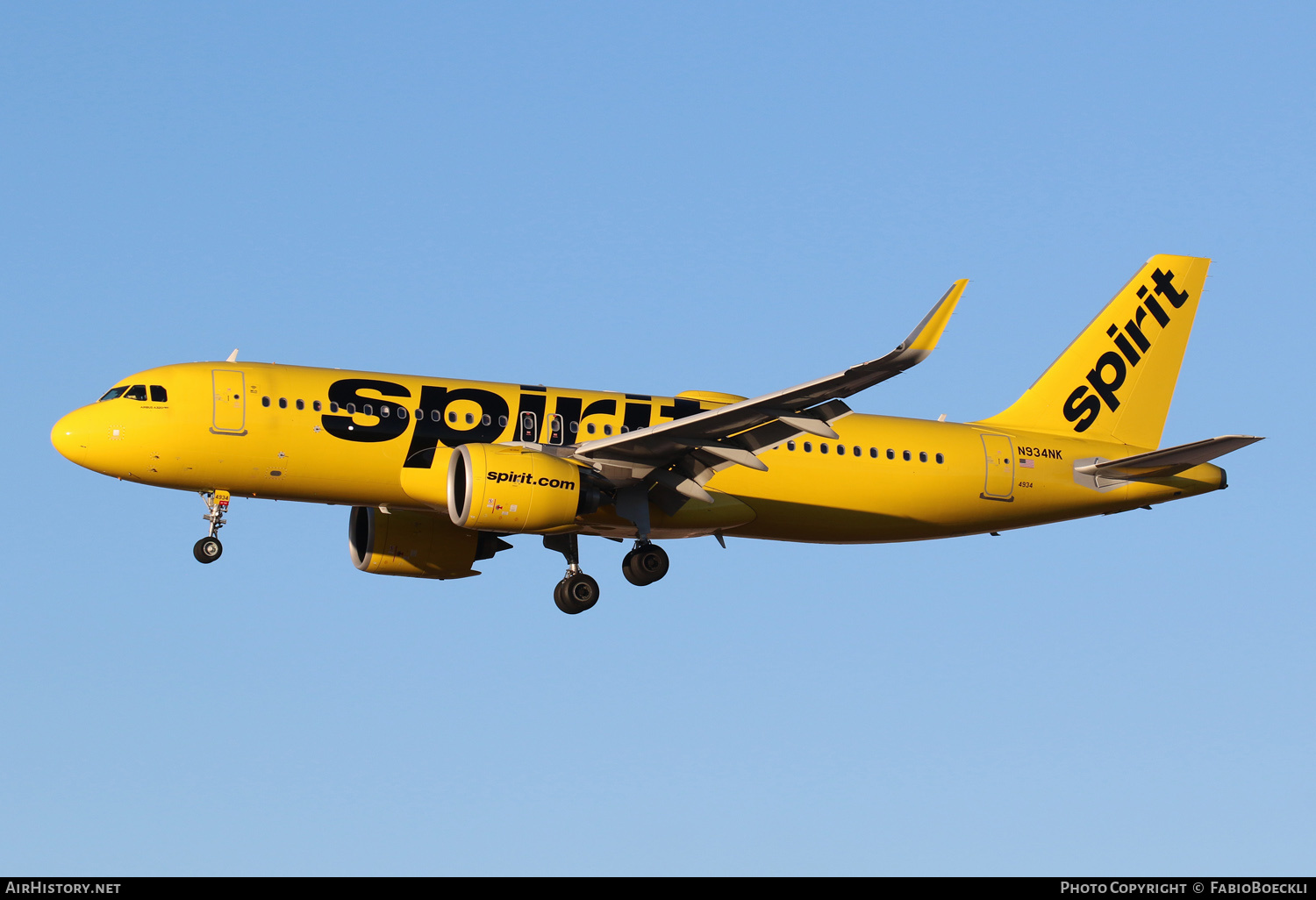 Aircraft Photo of N934NK | Airbus A320-271N | Spirit Airlines | AirHistory.net #550580