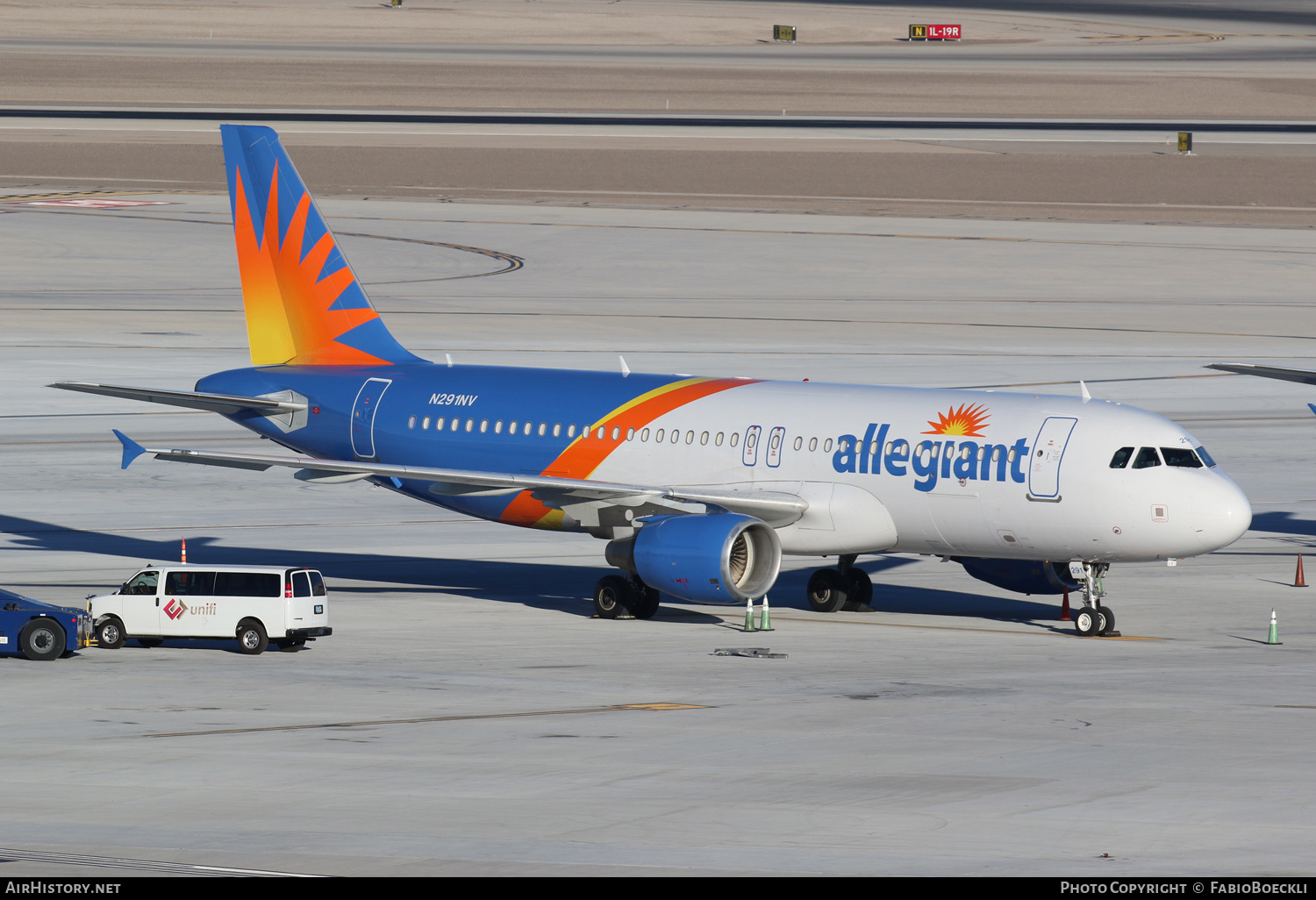 Aircraft Photo of N291NV | Airbus A320-214 | Allegiant Air | AirHistory.net #550583