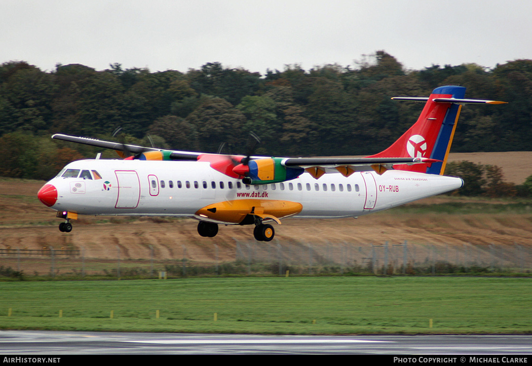 Aircraft Photo of OY-RUB | ATR ATR-72-202 | Danish Air Transport - DAT | AirHistory.net #550585