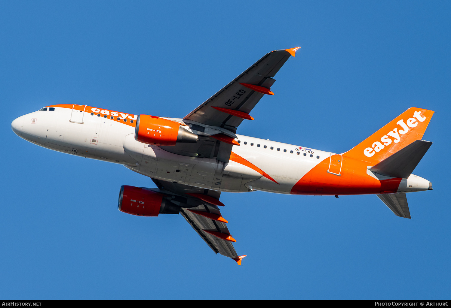 Aircraft Photo of OE-LKD | Airbus A319-111 | EasyJet | AirHistory.net #550595