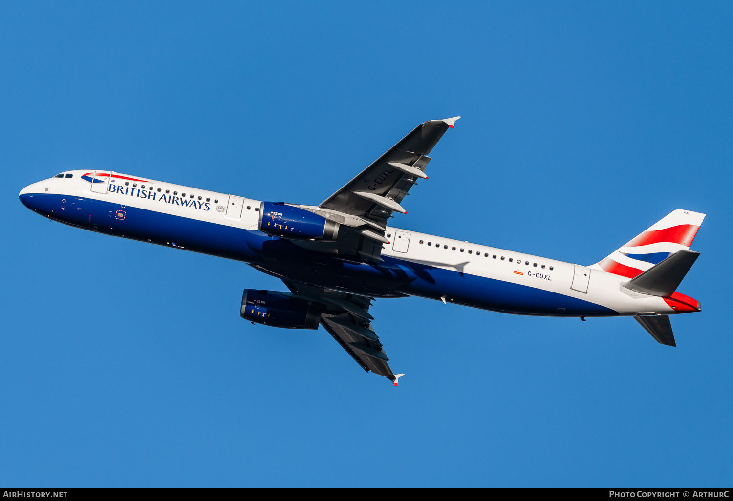 Aircraft Photo of G-EUXL | Airbus A321-231 | British Airways | AirHistory.net #550637