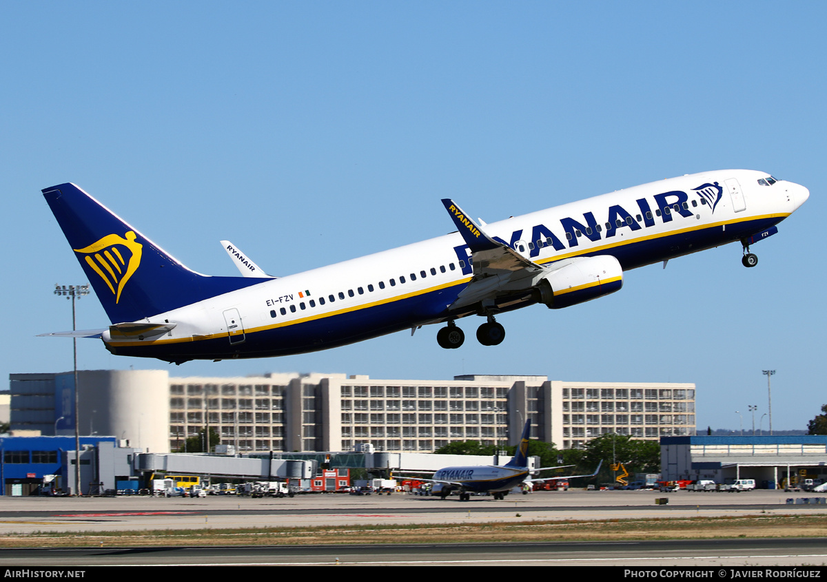 Aircraft Photo of EI-FZV | Boeing 737-800 | Ryanair | AirHistory.net #550663