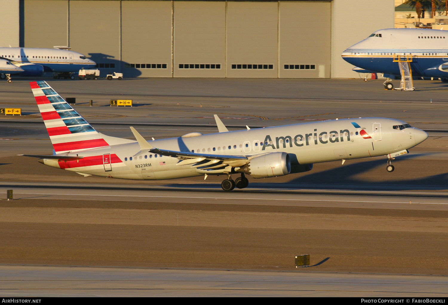 Aircraft Photo of N323RM | Boeing 737-8 Max 8 | American Airlines | AirHistory.net #550681