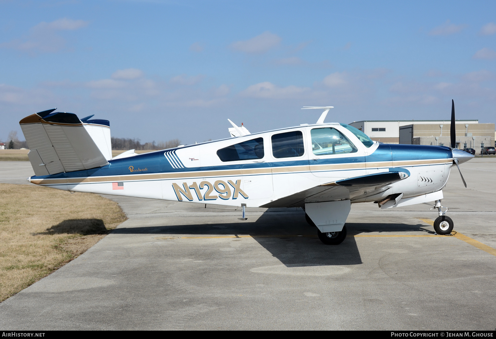 Aircraft Photo of N129X | Beech V35 Bonanza | AirHistory.net #550683