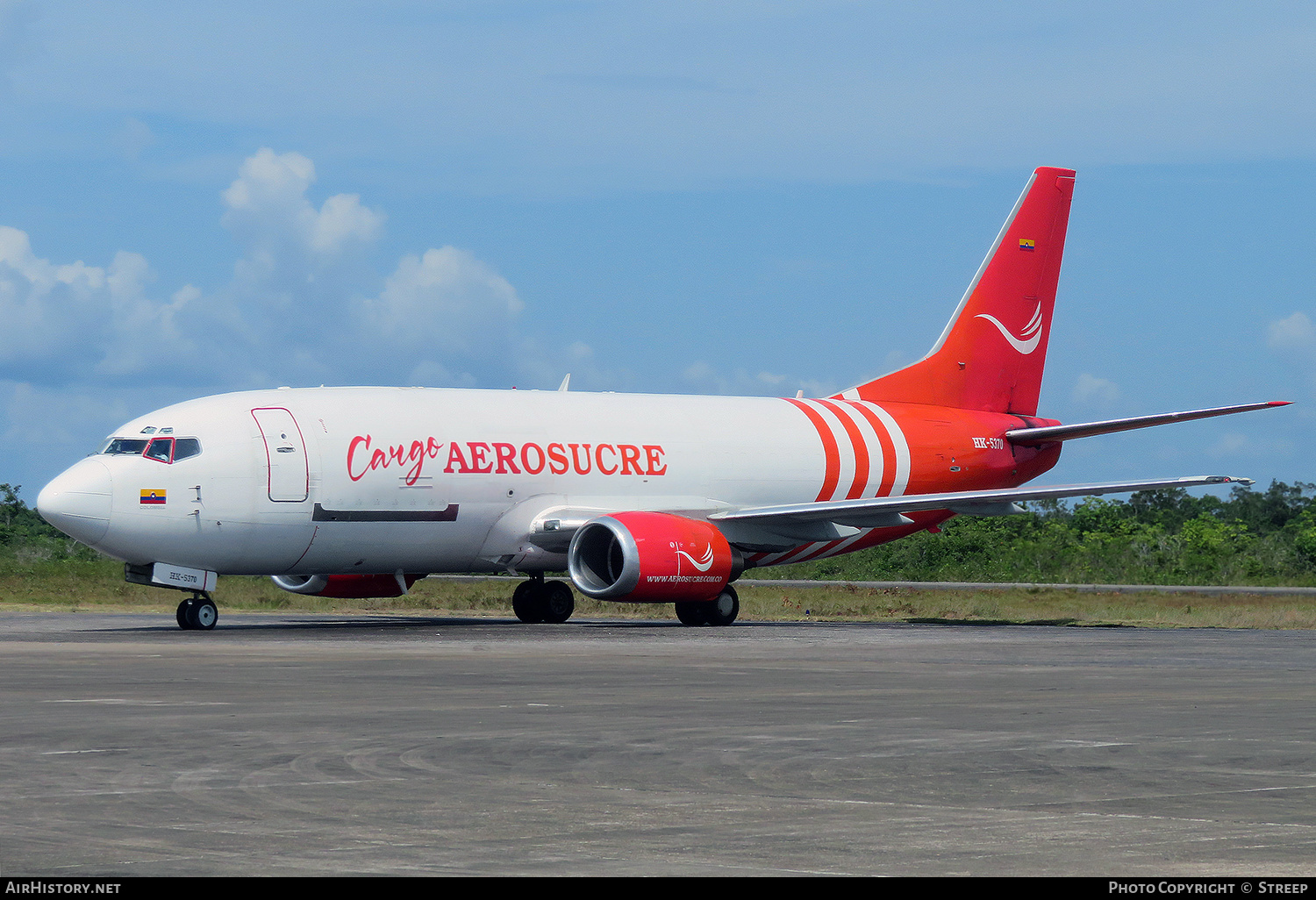 Aircraft Photo of HK-5370 | Boeing 737-301(SF) | Aerosucre Cargo | AirHistory.net #550716