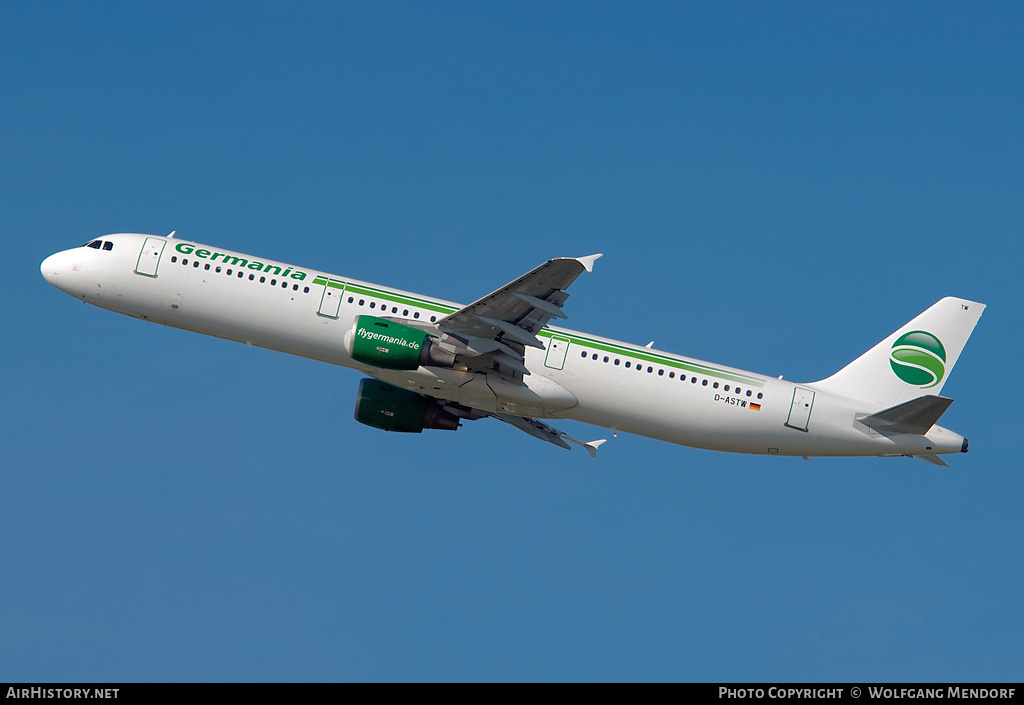 Aircraft Photo of D-ASTW | Airbus A321-211 | Germania | AirHistory.net #550718