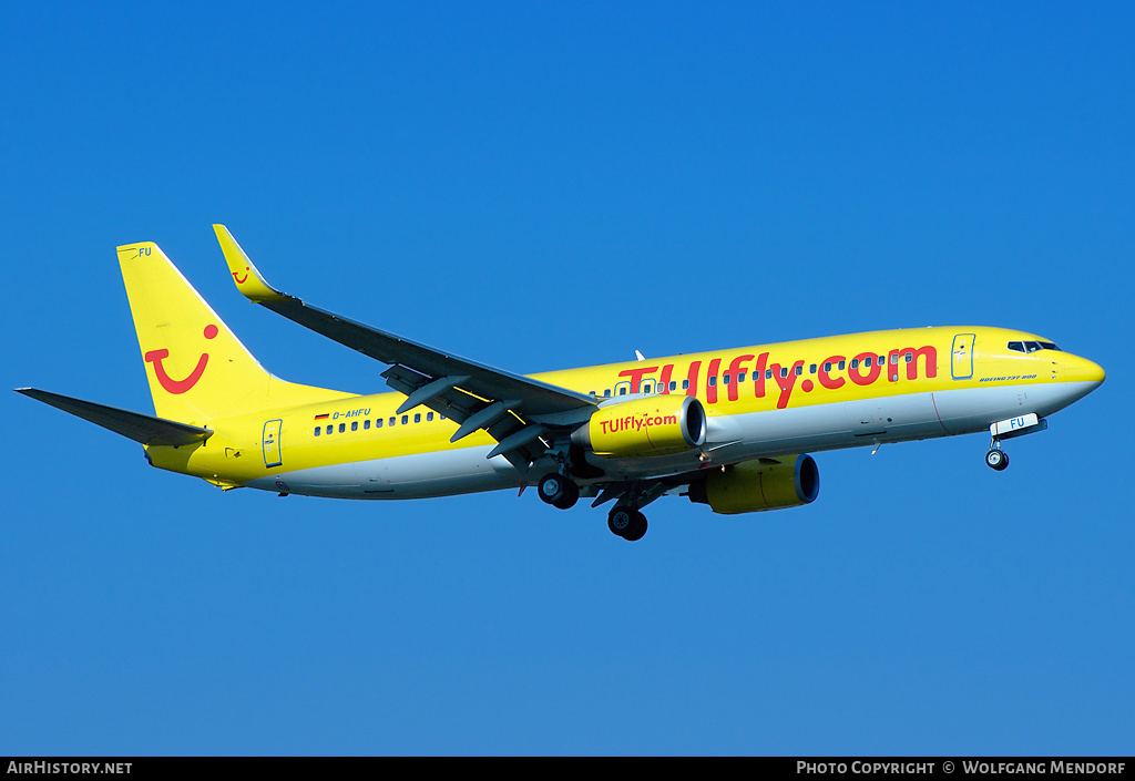 Aircraft Photo of D-AHFU | Boeing 737-8K5 | TUIfly | AirHistory.net #550733