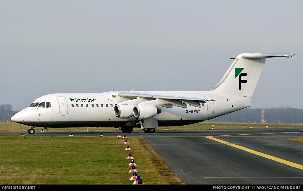 Aircraft Photo of G-BPNT | British Aerospace BAe-146-300 | Flightline | AirHistory.net #550760