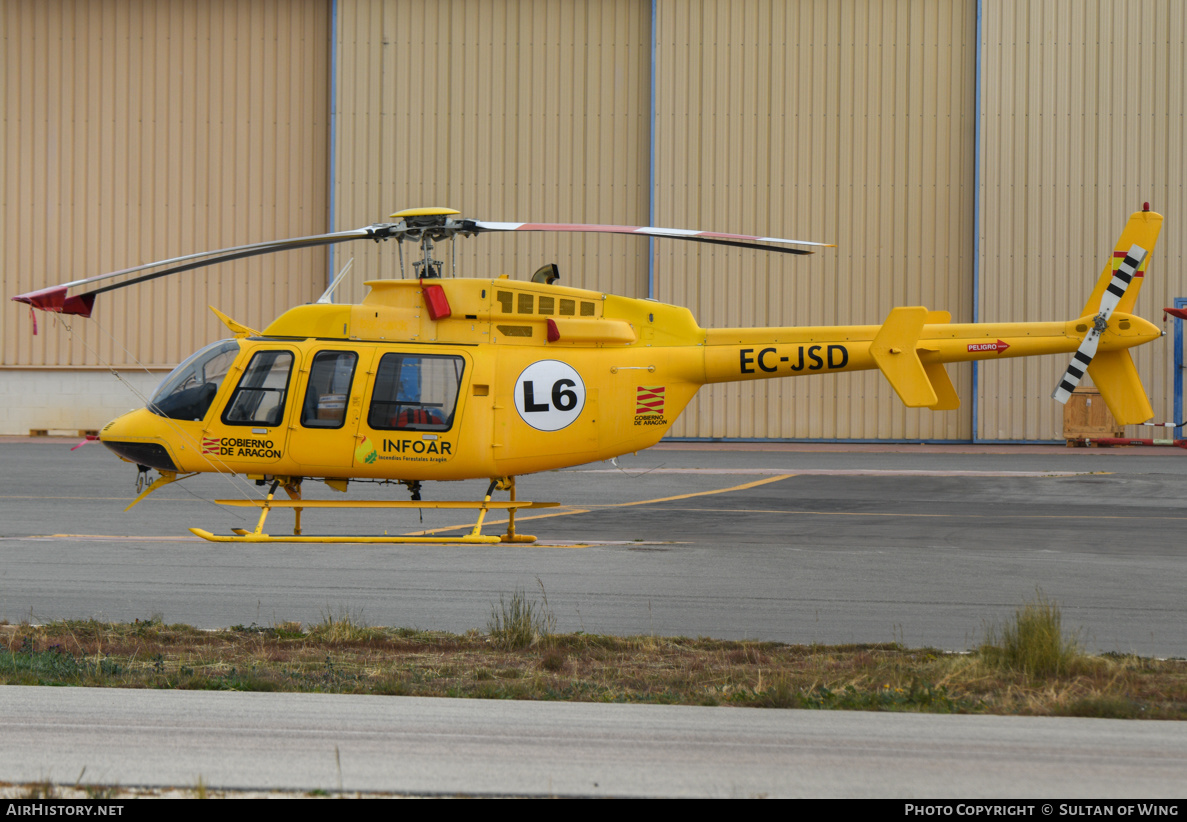 Aircraft Photo of EC-JSD | Bell 407 | Gobierno de Aragón | AirHistory.net #550773