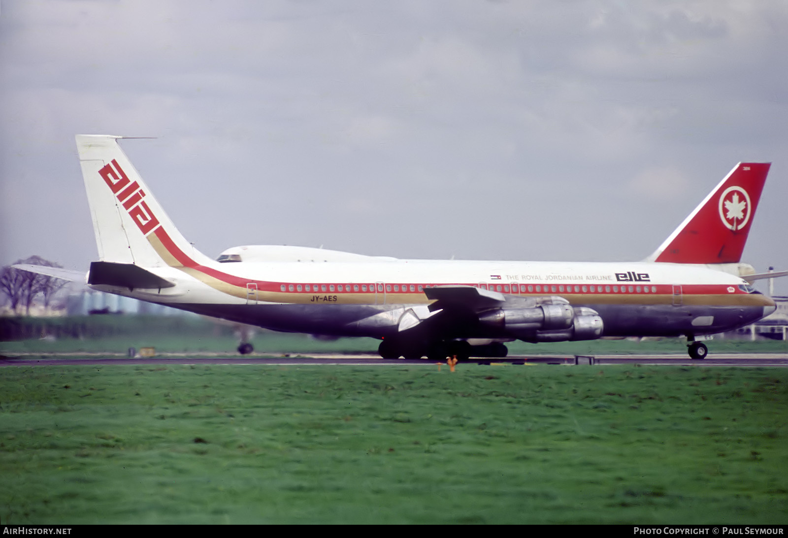 Aircraft Photo of JY-AES | Boeing 707-321C | Alia - The Royal Jordanian Airline | AirHistory.net #550806