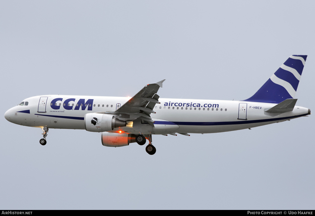 Aircraft Photo of F-HBEV | Airbus A320-216 | CCM Airlines - Compagnie Corse Méditerranée | AirHistory.net #550807