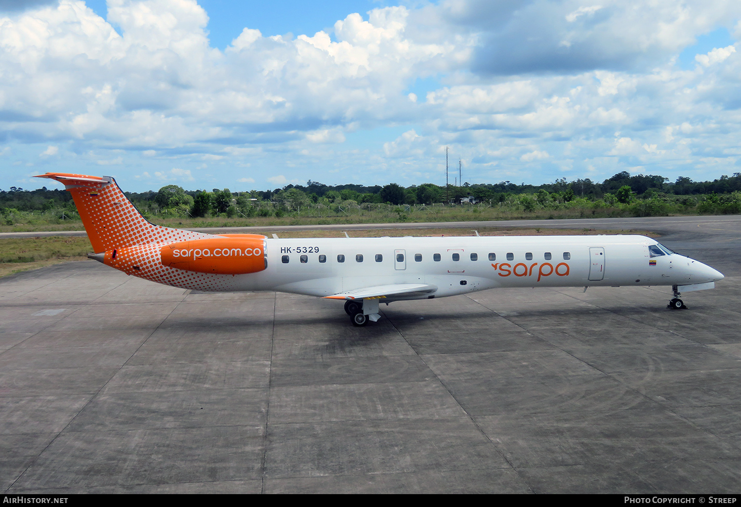 Aircraft Photo of HK-5329 | Embraer ERJ-145LR (EMB-145LR) | SARPA - Servicios Aéreos Panamericanos | AirHistory.net #550810