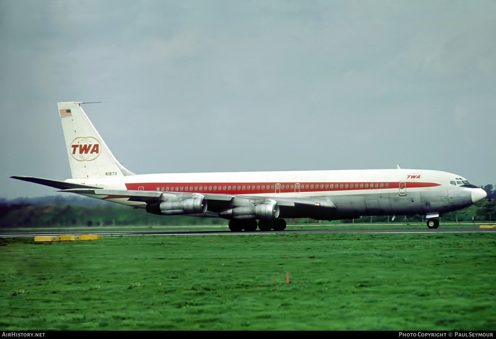 Aircraft Photo of N18711 | Boeing 707-331B | Trans World Airlines - TWA | AirHistory.net #550820