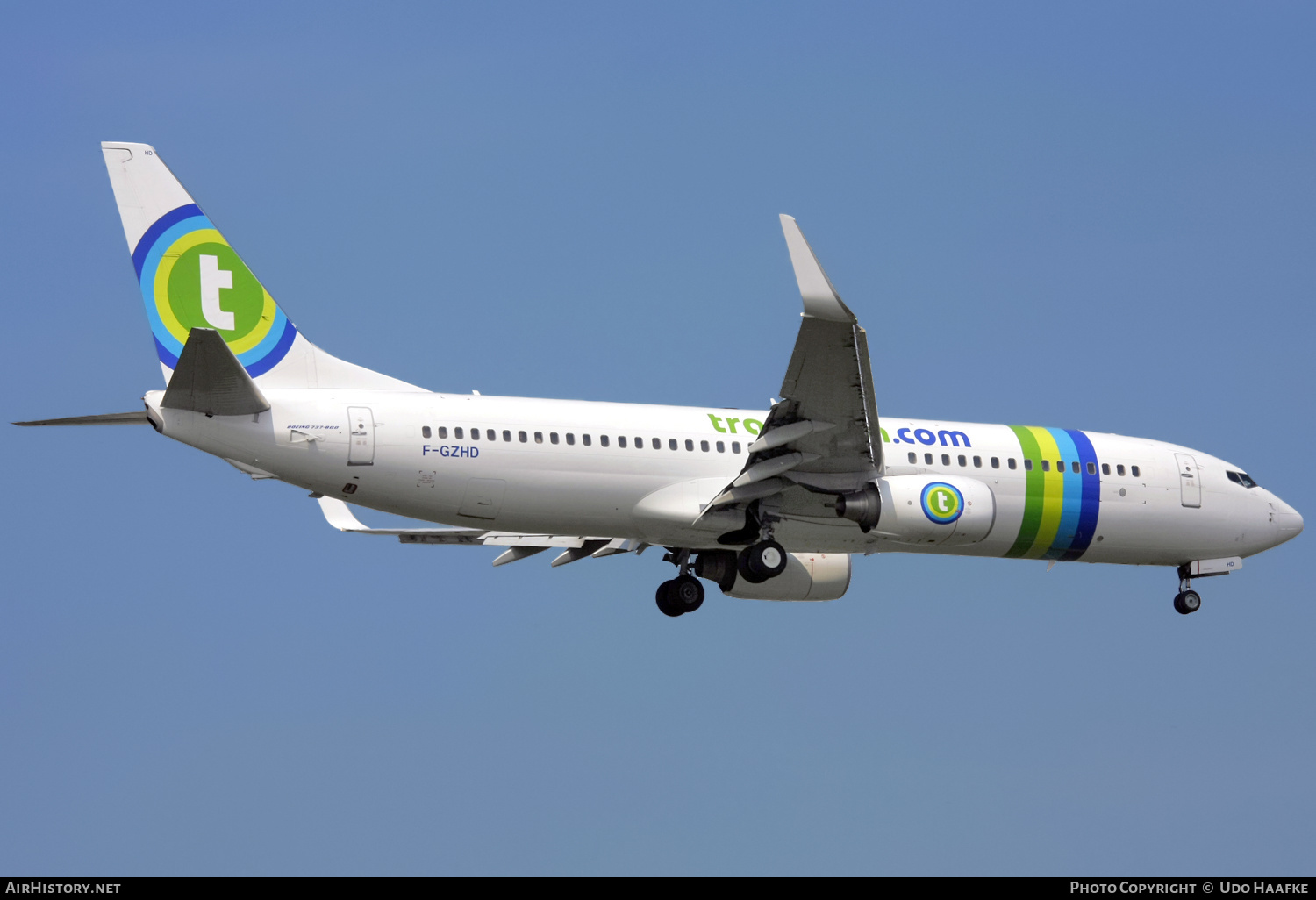 Aircraft Photo of F-GZHD | Boeing 737-8K2 | Transavia | AirHistory.net #550825