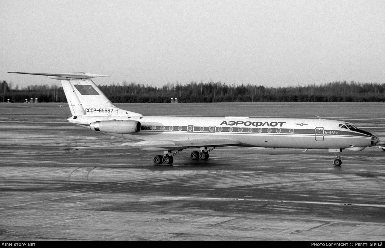 Aircraft Photo of CCCP-65697 | Tupolev Tu-134A-3 | Aeroflot | AirHistory.net #550848