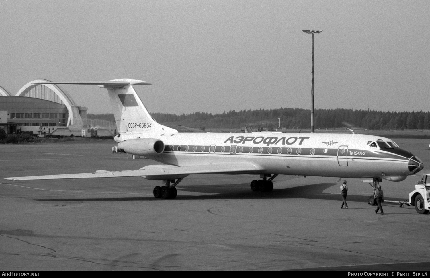 Aircraft Photo of CCCP-65854 | Tupolev Tu-134A-3 | Aeroflot | AirHistory.net #550854